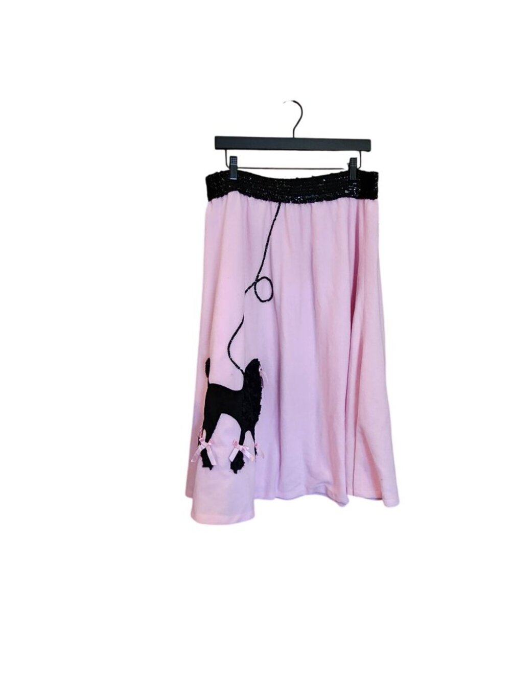 Amscan Pink Black Poodle Skirt Womens Size Large